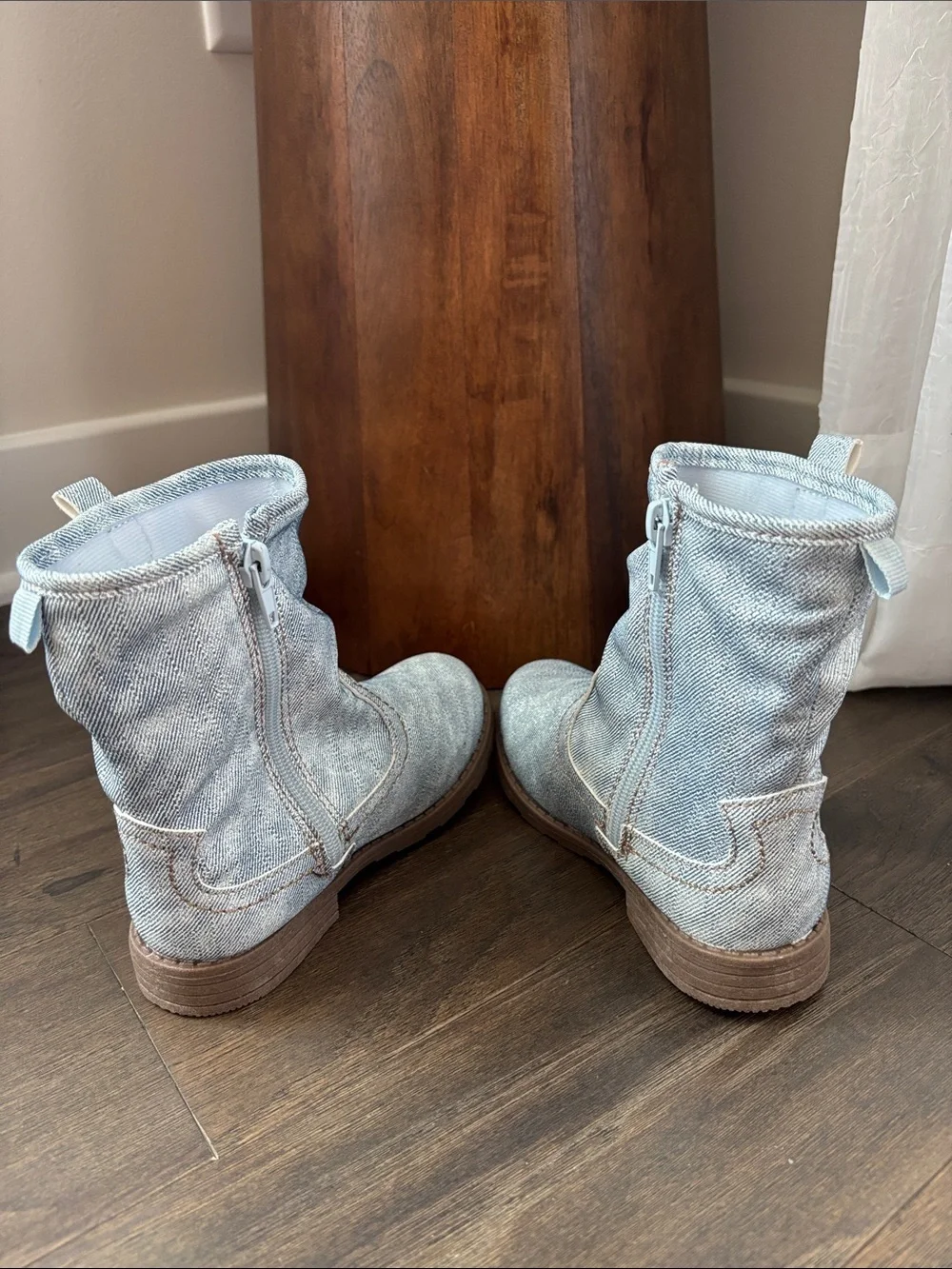 Carter’s Evie Slouch Boot, side zipper,rubber sole,heart,metallic,dressy,casual,